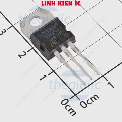 [3 ชิ้น]- STP80NF70 N-Channel MOSFET 68V 98A TO-220AB Linhkien IC