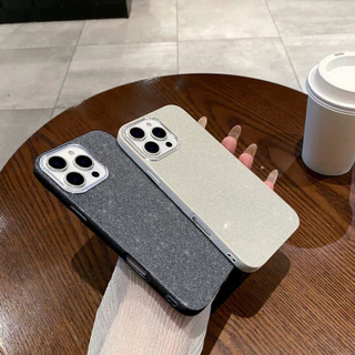 เคสโทรศัพท์มือถือ for iPhone 13 11 16 pro max Case iPhone 11 15 pro max 14 12 13 pro max กลิตเตอร์ IMD สีลูกกวาด INS
