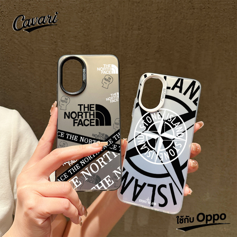 เคสโทรศัพท์ OPPO A17 A57 A3s A18 A53 A16 A58 A7 A17K A5 A38 A54 A12 A77 A15 A9 A5s A78 Reno 5F โลโก้แบรนด์ดัง โทรศัพท์ จ