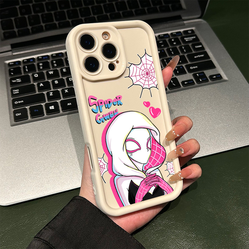 จัดส่งจากประเทศไทย สไปเดอร์แมนสีดำพร้อมพื้นหลังสีขาว for VIVO Y17 Y12 Y15 Y11 Y12i Y100 Y200E Y - รูปที่ 5