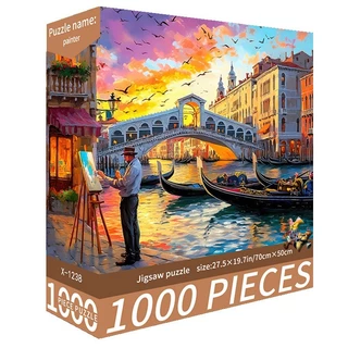 1000ชิ้นการ์ตูนอะนิเมะและภูมิทัศน์รูปภาพปริศนาน่ารักรักษาการบีบอัดปริศนาของเล่นของขวัญ