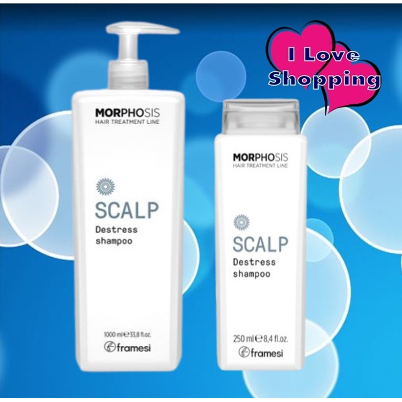 Framesi Morphosis Destress Shampoo 250/1000 ml แชมพูสำหรับหนังศีรษะแพ้ง่าย