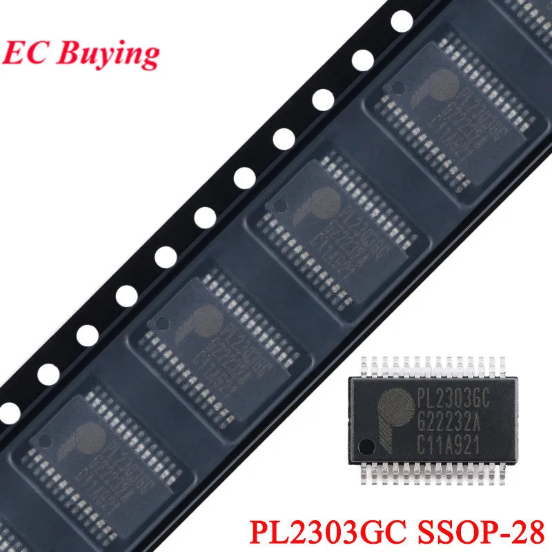 10 ชิ้น/1 ชิ้น PL2303GC PL2303 PL2303G 2303 2303GC 2303G SSOP-28 USB to Serial Bridge Controller ชิป