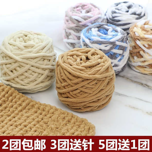 ไหมพรม 5ply ไหมพรม 8ply ไหมพรม 4ply ด้ายลายน้ําแข็งนุ่มหนาขนสัตว์ทําด้วยมือทําเองถักผ้าพันคอขนสัตว์บ