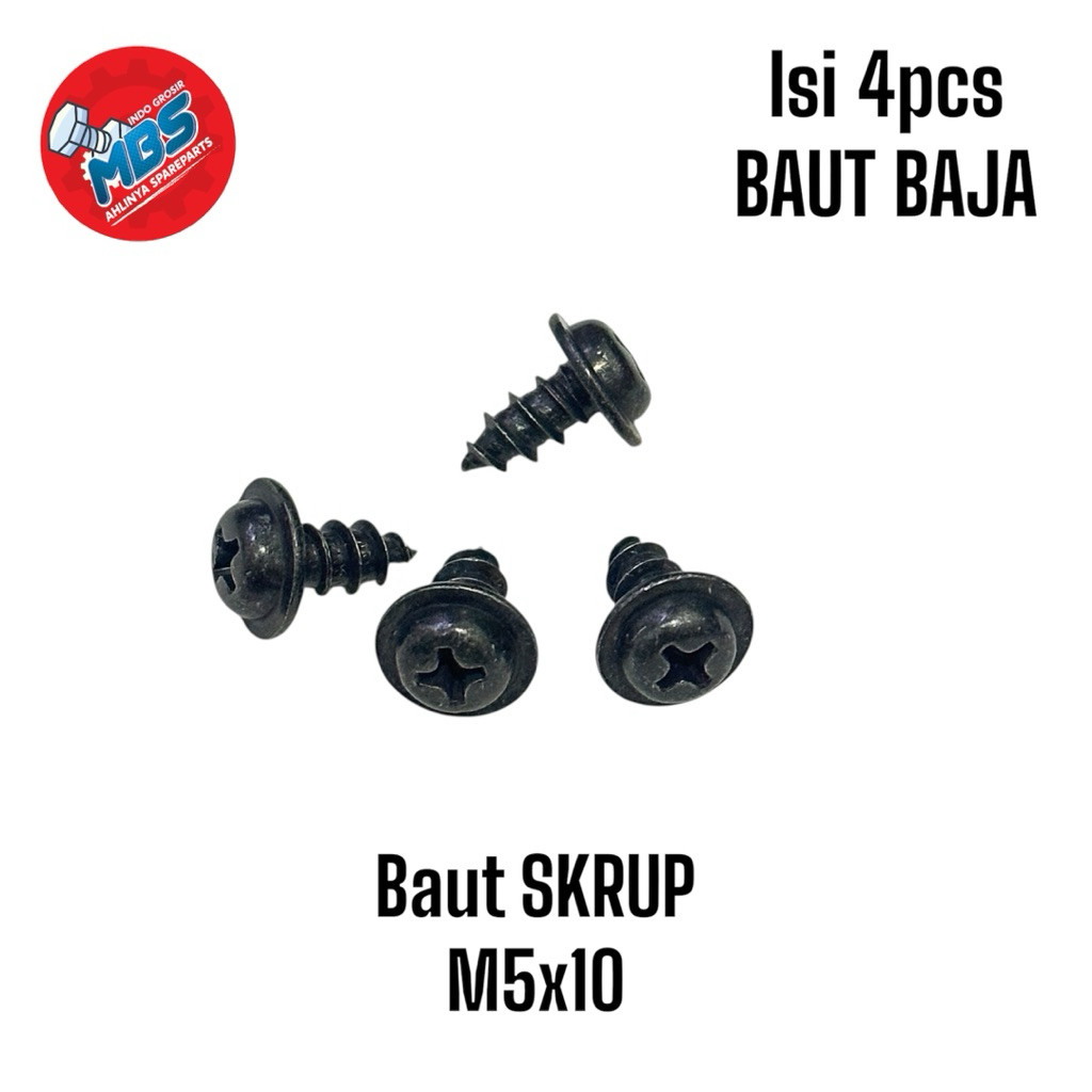 เทปเหล็ก HD ดั้งเดิม M5X10 SCREW BOLTS