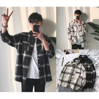 MR-DEER เสื้อเชิ๊ตเเขนยาวผู้ชาย เสื้อคอปก รุ่น 1246