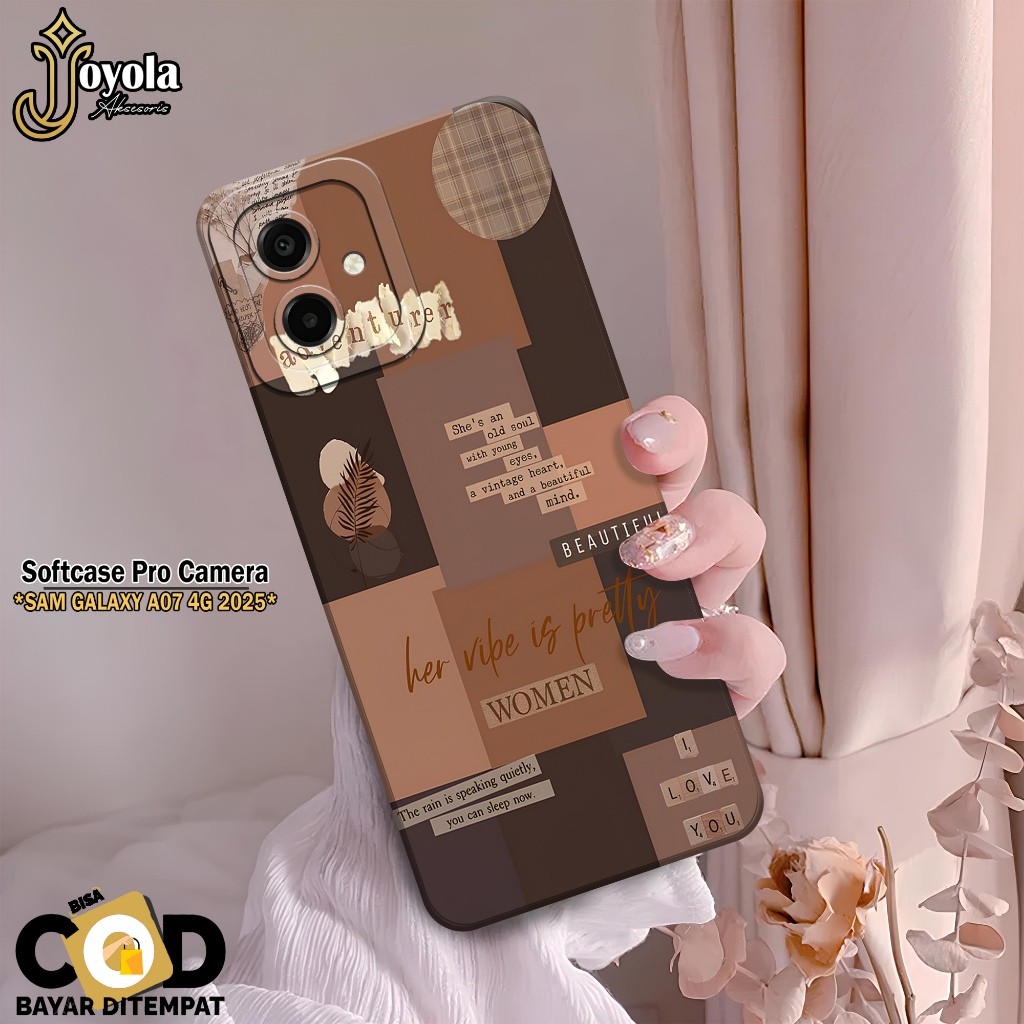 เคส JOYOLA Samsung Galaxy A07 4G 2025 ล่าสุด - เคสแฟชั่น Aesthetic - Softcase Samsung Galaxy A07 4G 
