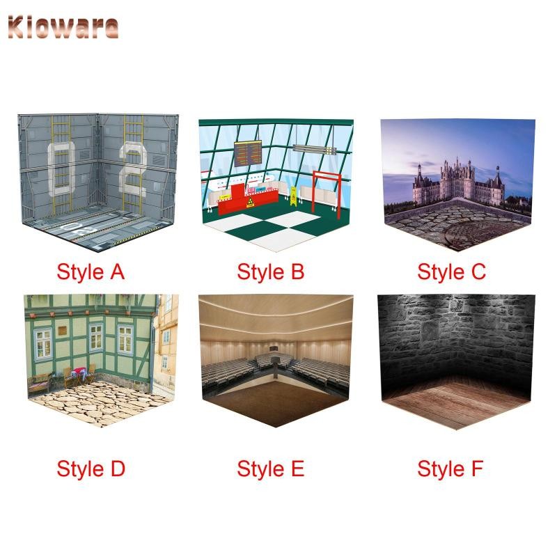 Kloware 1/12 Scale พื้นหลังจอแสดงผล Diorama Collection สําหรับตัวเลขการกระทํารถฉากของเล่น