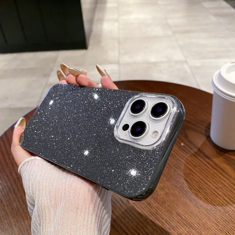 IMD Glitter เคส for Samsung A56 5G A06 A16 A05s A05 A55 A54 A15 A53 A36 A35 A26 S25 Ultra S24 S23 FE