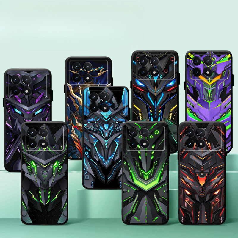 Redmi K70 Proเคสโทรศัพท์อินเทรนด์Soft Case Redmi K70 Gaming Black Technology Redmi K70Eกันกระแทกสกปร