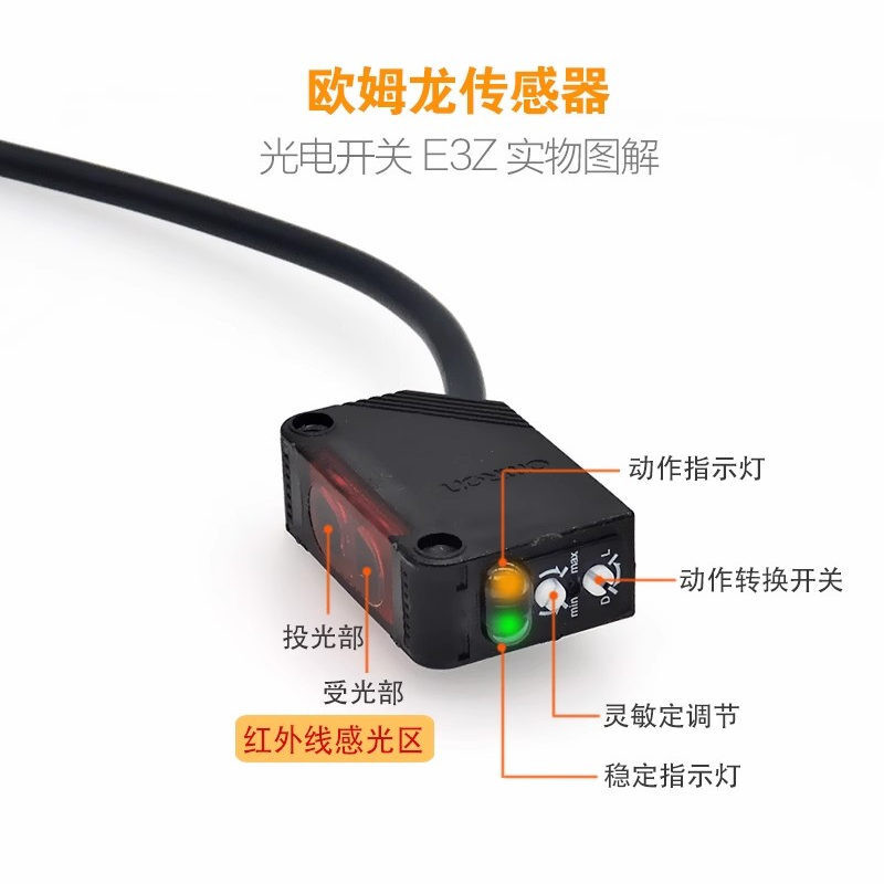 Omron โฟโตอิเล็กทริคสวิตช์ E3Z-D61 E3Z-T61 E3Z-LS61 R81 G61 D81 E3ZG-D61