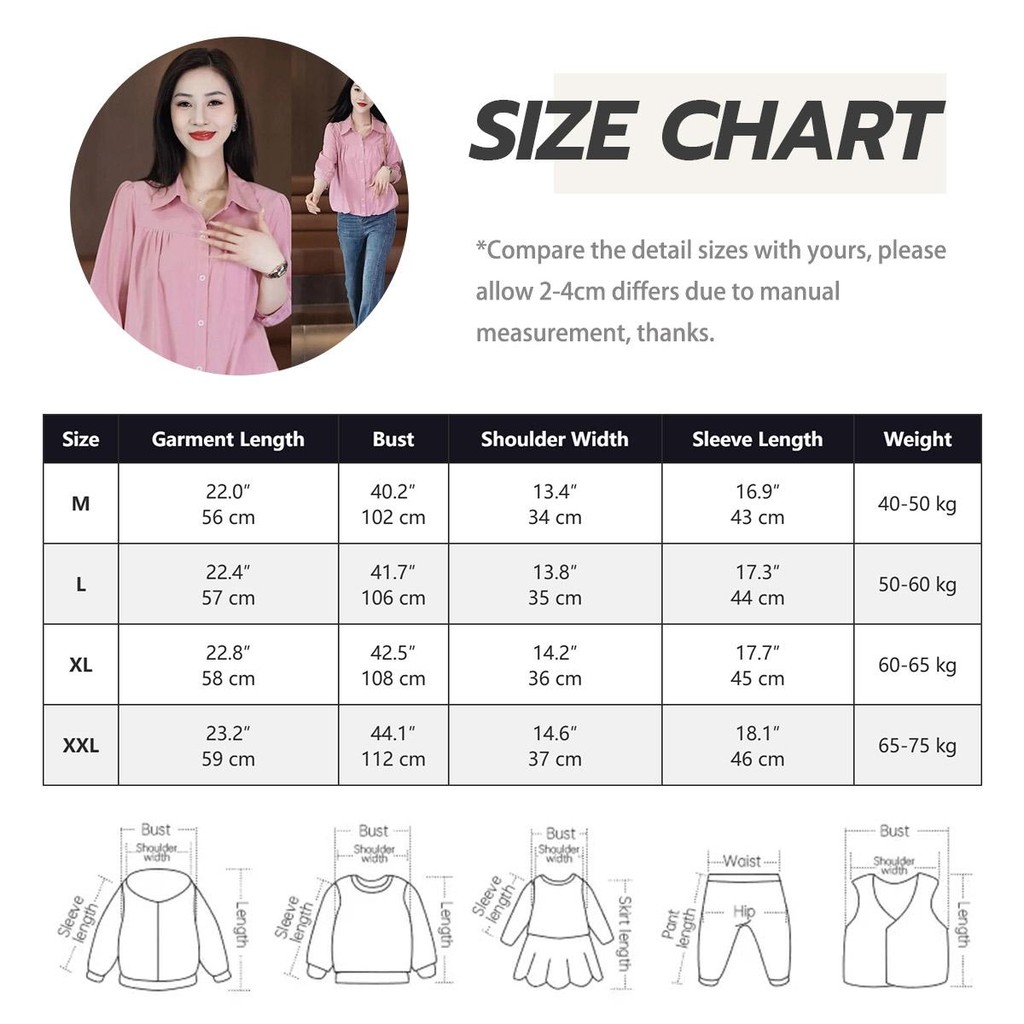 mimi&didi#เสื้อเชิ้ตแขนสามส่วน แขน 3/4 ฤดูใบไม้ผลิ ลำลอง และสง่างาม แฟชั่น สลิมมิ่ง และมีสไตล์ เหมาะสำหรับเยาวชน#W642 ราคา ถูกที่สุด ดีลบีเคเค แกลเลอรีภาพที่ 9