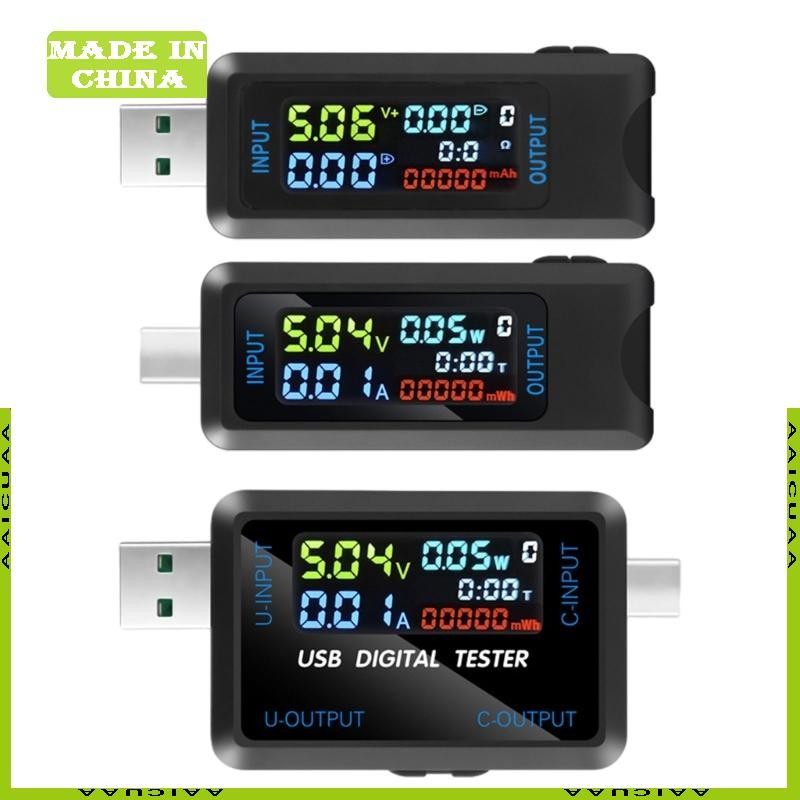 AA USB Tester Digital Voltmeter Amperimetro Current Voltage Meter USB Power Meter