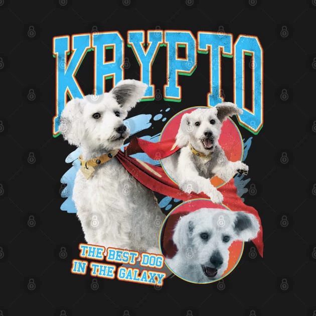 เสื้อยืด Vintage The Best Dog In The Galaxy คอกลม Cotton 100% thumbnail 9
