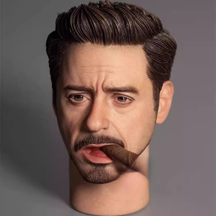[Collection Boutique] พร้อมสต็อก IMAGE STUDIO 1/6 ชุดแกะสลักหัวแบบกําหนดเอง Iron Man Iron Man Tony