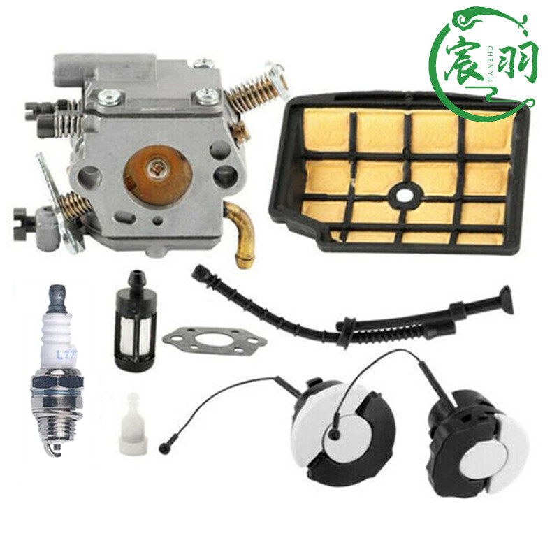 C1Q-S126B MS200 MS200T 020T กรองอากาศคาร์บูเรเตอร์ท่อน้ํามันเชื้อเพลิงน้ํามันหมวกกระดาษ Pad อุปกรณ์เ