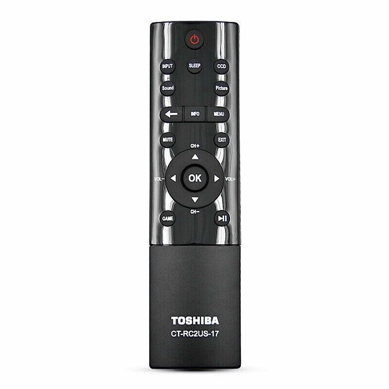 ใหม่ CT-RC2US-17 สําหรับ TOSHIBA รีโมทคอนโทรลทีวี 32L221U 43L621U 49L621U