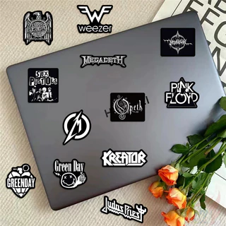 100ชิ้น/เซ็ต ❉ วงร็อครวม . Rocknrol Art Series 04 สติ๊กเกอร์สีดําคลาสสิก ❉ Diy แฟชั่นสติ๊กเกอร์ Doodle กันน้ํา