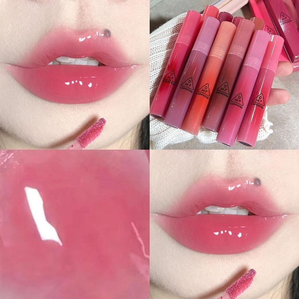 ลิปกลอส 10 สี ลิปกลอส ลิปสติก ฉ่ำวาว นุ่มละมุน ติดทนนาน ให้ความชุ่มชื้น จูบไม่หลุด กันน้ำ สไตล์เกาหลี เครื่องสำอาง