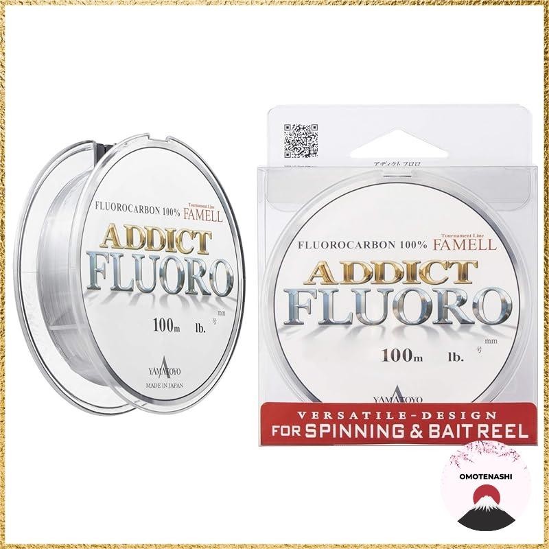 YAMATOYO fluorocarbon line Famel Addict Fluoro 100m 1.2号 5lb Clear
YAMATOYO fluorocarbon line Famel 