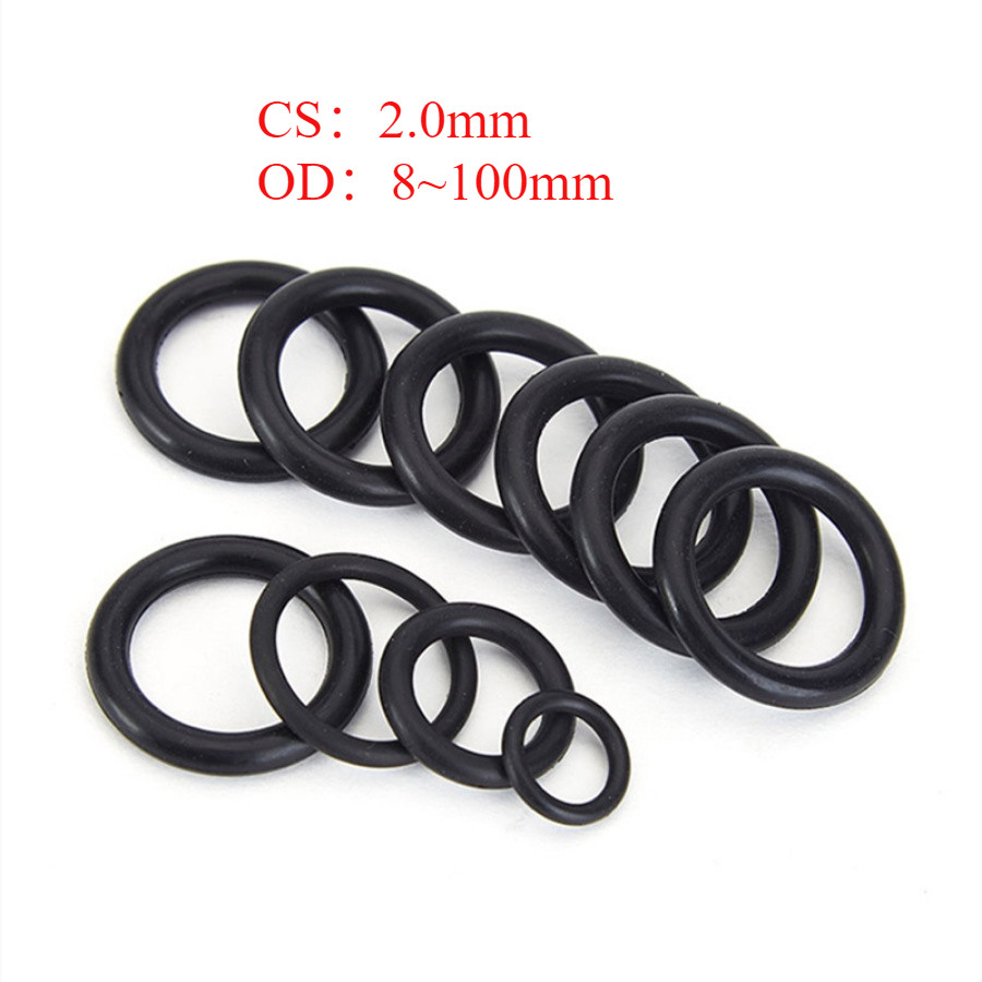 [FGHOQ-1-y] โอริง ORing O-ring ยางโอริง NBR เลือกขนาดได้ (CS2.0 mm. * OD8~100 mm.)
