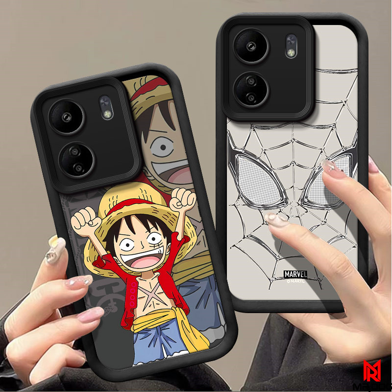 เคส Redmi 13C อะนิเมะสไตล์ TPU นุ่มซิลิโคนป้องกันการตกโทรศัพท์กรณีสไตล์ 2