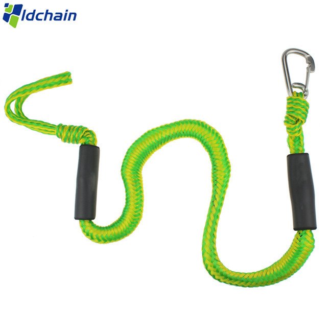 ลดราคา! Dock Line Bungee Jet พร้อม 316 คลิปสแตนเลสเชือกสกี Kayak เรือ Shock Absorbere Secure สายรัดส