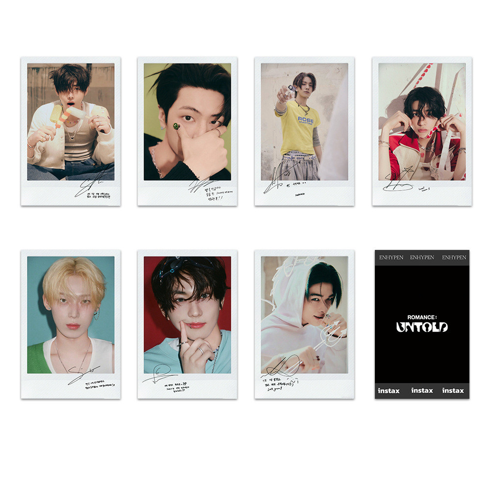 1-10pcs EN ROMANCE UNTOLD Album Lomo Card Dicon Photocards MEMORABILIA DIMENSION：ANSWER MUSIC FOREST