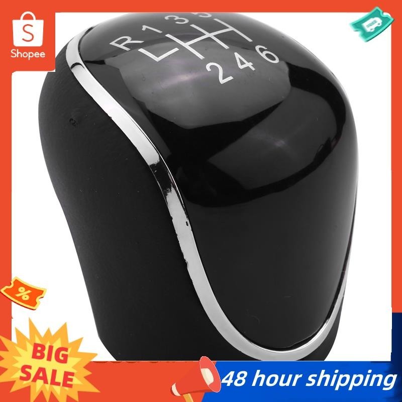 พร้อมสต็อก 6 ความเร็วรถ PU หนังเกียร์ Shift Knob Shift Lever สําหรับ Ford Mondeo IV S-MAX C-MAX Transit Focus MK3 MK4 Kuga