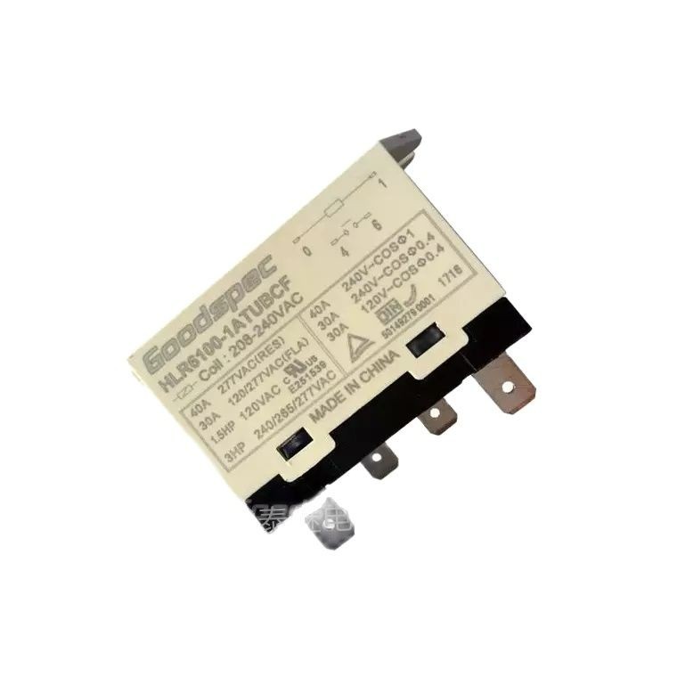 HLR6100-1ATUBCF 208-240VAC 24VDC New Original Relay Group Normally Open 4 Plug 40A