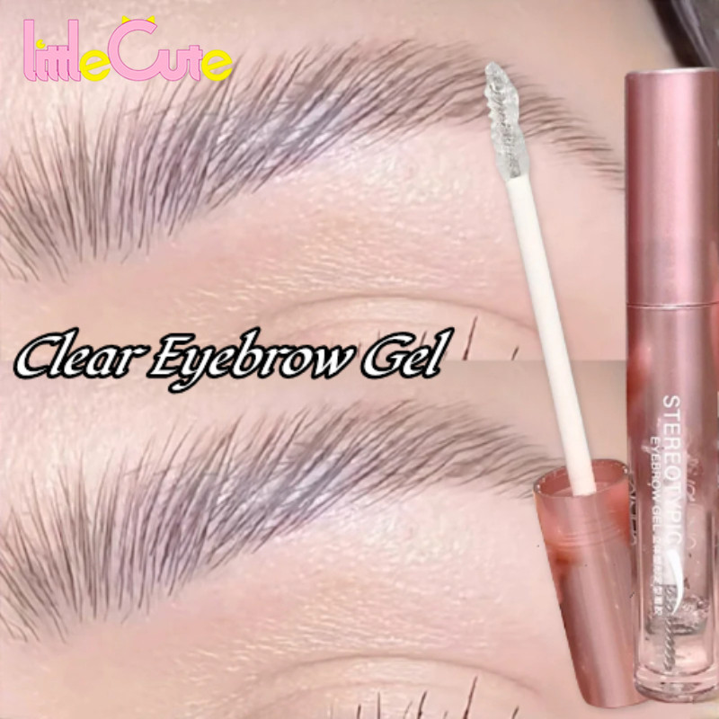 ครีมแต่งคิ้ว - Eyebrow Pomade Setting Gel - Clear Eyebrow Gel - Eyebrow Wax With Brush - Eyebrow Enhancer - Long Lasting Quick Dry - น้ํายาลิฟติ้งคิ้วกึ่งถาวร