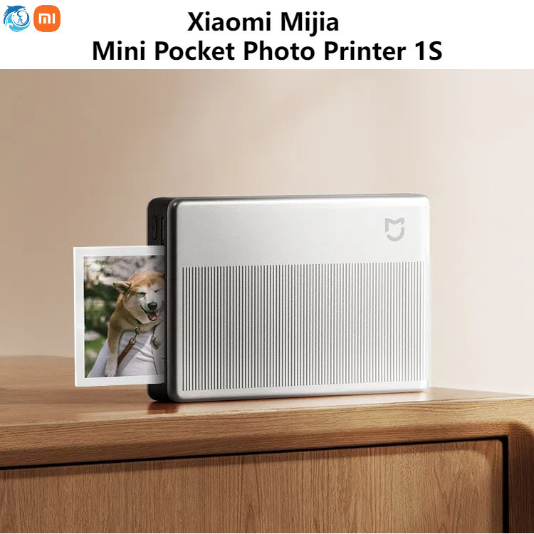 Xiaomi Mi Home Mini Pocket Photo เครื่องพิมพ์ 1S AR Photo ไร้สายแบบพกพา 3 นิ้วเครื่องพิมพ์ USB ชาร์จ Mi Home App มาพร้อมกาวน้ําหนักเบาหลายคนแบ่งปันของขวัญกลางแจ้ง