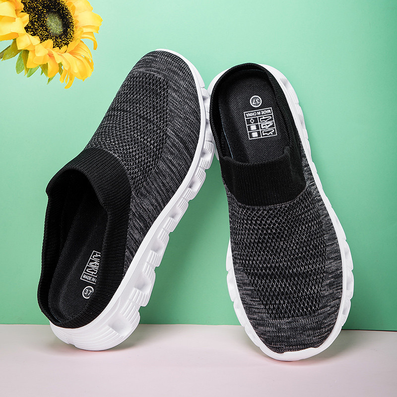 Size35-48 Womens Mens slip-on Causal shoes mesh Half shoes for women men