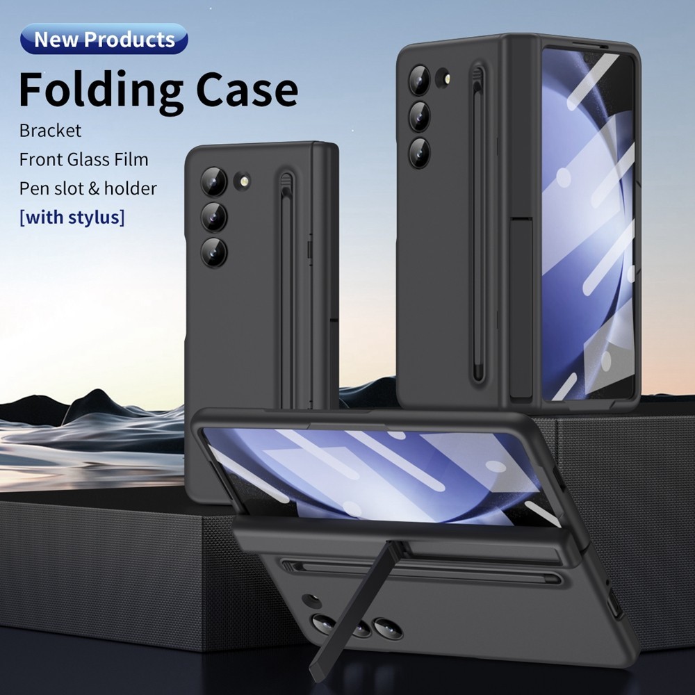 การออกแบบที่ไม่ซ้ํากันปลอกกันชนสําหรับ Samsung Galaxy Z Fold6 Z Fold5 Fold4 Fold3 ลมธุรกิจ Classic Z Fold 6 5 4 3 ป้องกันหน้าจอพร้อมปากกาเคสโทรศัพท์