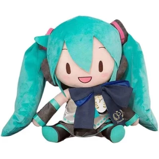 Kawaii H atsune Miku ยัดไส้ของเล่น ตุ๊กตาหมอนตกแต่งบ้านวันเกิดของขวัญคริสต์มาส Miku ของเล่นตุ๊กตา H atsune Miku ตุ๊กตา