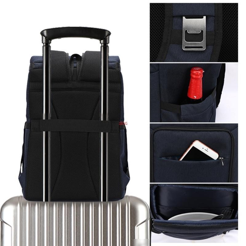 Seng Cooler Pack กระเป๋าเป้สะพายหลังอาหารกลางวันความร้อนกันน้ําสําหรับการเดินทางเดินป่าตั้งแคมป์ปิคนิค