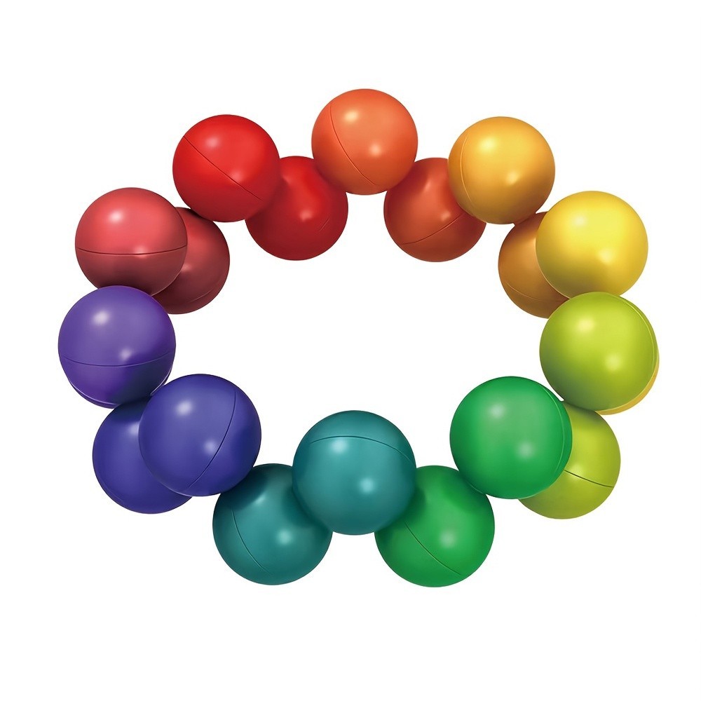 GeeToy Magic Ball Cube DIY ปริศนาหลากหลาย Intelligence Ball ของเล่นความเครียดบรรเทาของเล่นเพื่อการศึกษาสําหรับเด็ก Cube - รูปที่ 4