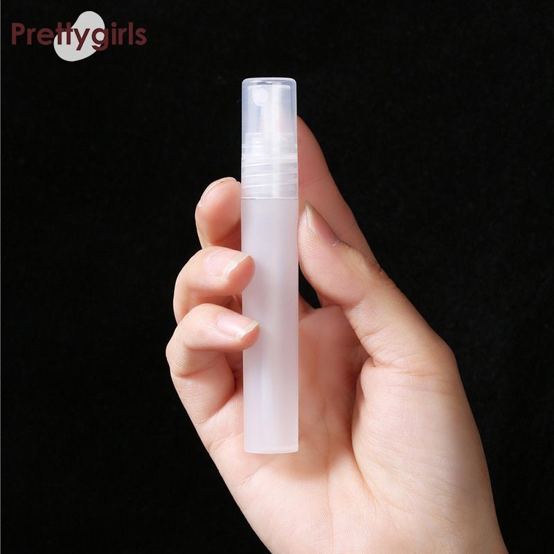 PY.th10ml ขวดสเปรย์พลาสติกฝ้าน้ําหอมเครื่องสําอางแบบพกพา Fine Mist ขวดบรรจุย่อย-PY