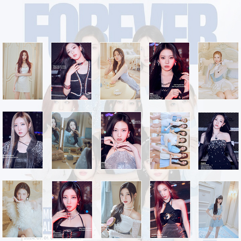 โปสเตอร์ Kpop BABYMONSTER โปสเตอร์รูปภาพมีกาวในตัวรูปภาพ FOREVER