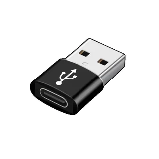 อะแดปเตอร์แปลง USB เป็น Type C ปลั๊กอะแดปเตอร์ USB 2.0 สําหรับ iPhone Samsung อะแดปเตอร์คอมพิวเตอร์ขนาดเล็กแบบพกพาตัวแปลงโทรศัพท์มือถือ