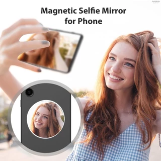 【จัดส่งด่วนในพื้นที่】 Universal Magnetic Selfie Mirror สําหรับโทรศัพท์กลับกล้อง Universal โทรศัพท์ Selfie Mirror สําหรับ iephone 15/14/13/12 Android สมาร์ทโฟนวิดีโอ Selfie Vlog อุปกรณ์เสริม