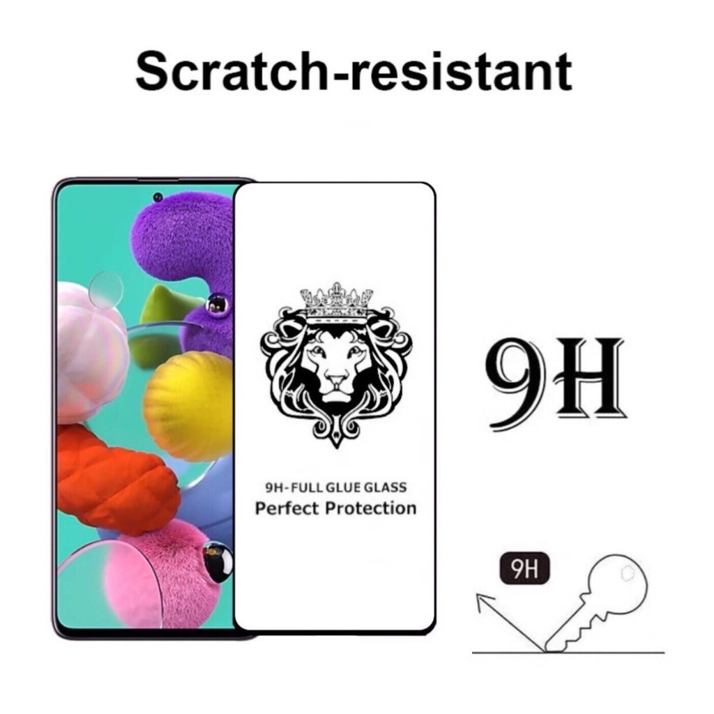 กันเสือก 9H Full ฟิล์มกระจก  Samsung A01 A02 A02s A03 A03s A10 A10s A20s A11 A12 A21 A21s A51 A52 A5
