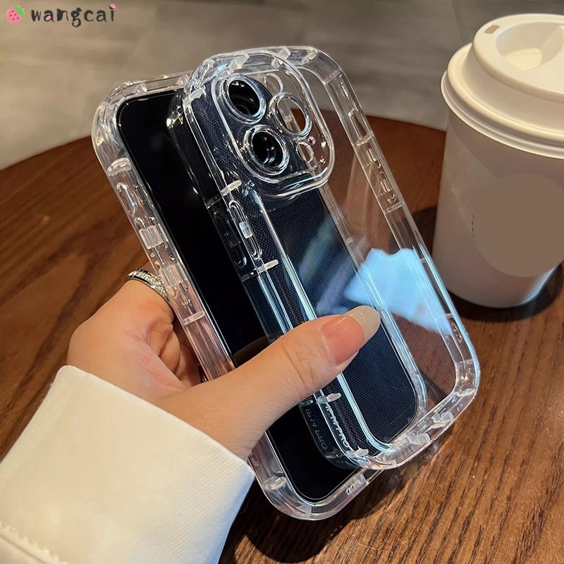 สําหรับ Vivo V40 V30 V29 V27 Pro Lite V27e 5G เคสโทรศัพท์ 3D สเตอริโอ Thicken ถุงลมนิรภัย Anti Fall กันกระแทกน่ารักรูปไข่รอบโปร่งใส Clear Soft TPU ปลอกกรณีปกหลัง