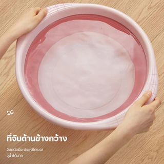 กะละมังพับได้ กะละมัง ซิลิโคนอเนกประสงค์ TPR ทนความร้อน กะละมังล้างผัก ซักผ้า ตั้งแคมป์ แบบพกพาสะดวก