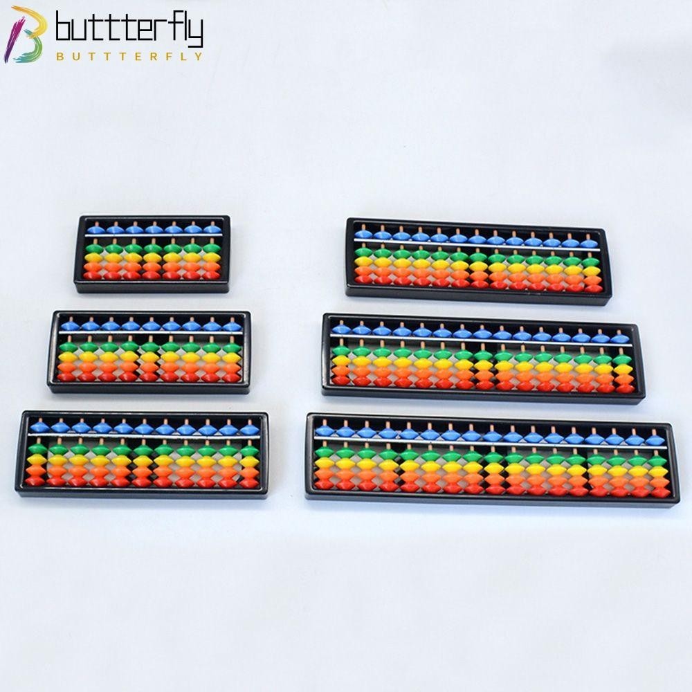 Buttterfly ลูกคิดงานอดิเรก 7-15 หลักของเล่นมอนเตสซอรี่แบบดั้งเดิมของจีน