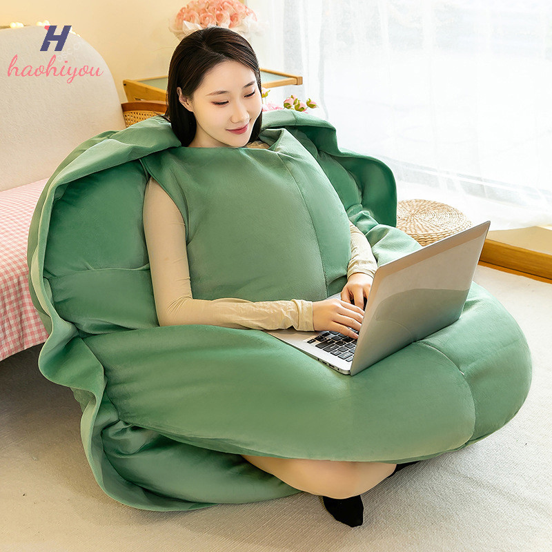<haohiyou> เต่าตุ๊กตาของเล่นเด็กถุงนอนยัดไส้นุ่มเต่าหมอนเบาะขายของเล่นสร้างสรรค์ Nice