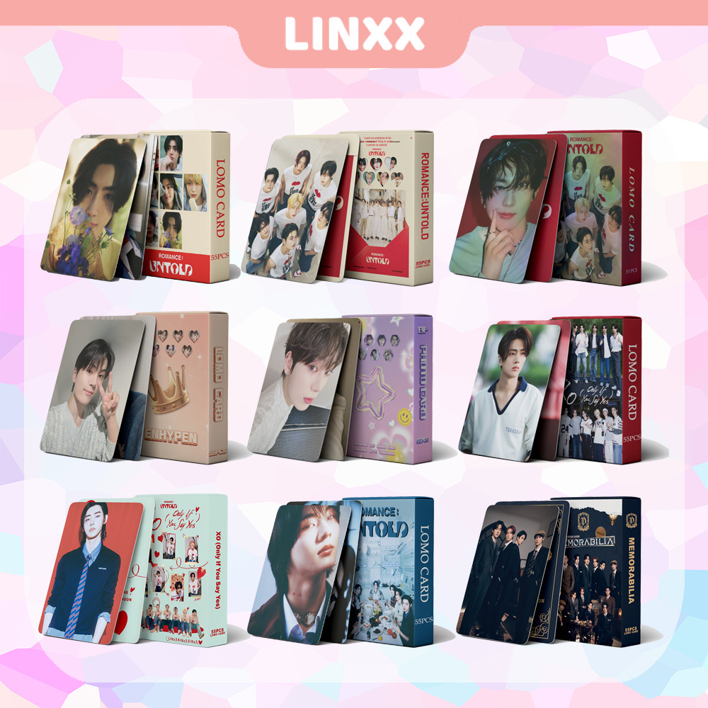 Linxx โปสการ์ดโฮโลแกรมเลเซอร์ BLACKPINK Kpop 55 ชิ้น