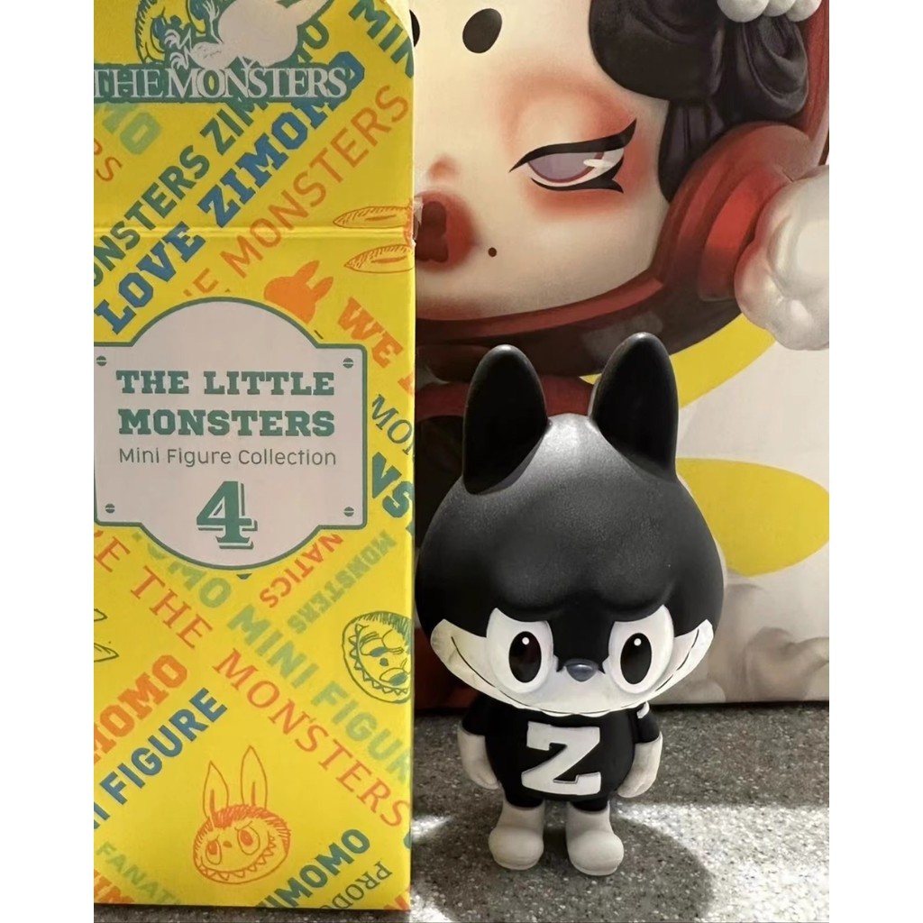 [secret] Popmart POPMART Mini zimomo 4th Generation Series Mystery Box Figure ตุ๊กตาน่ารักอินเทรนด์เ