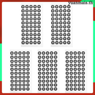 📦 MIPCASE 5 Sheets ป้ายสัญลักษณ์ติดตามใบหน้าแบบสะท้อนแสง 3D …