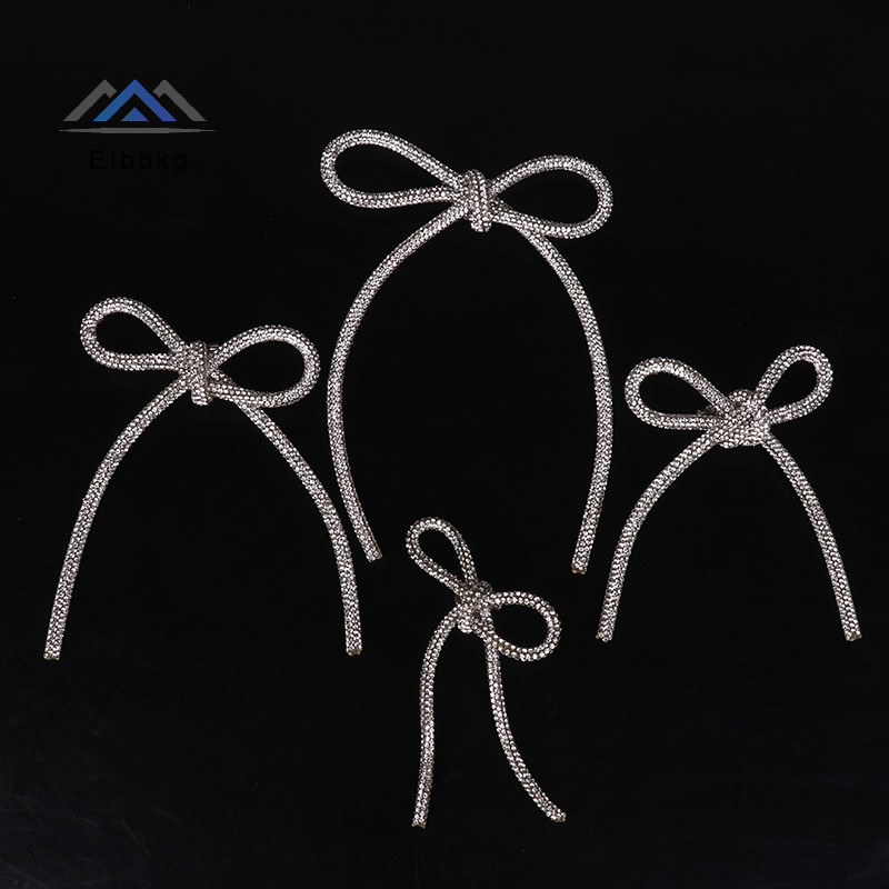 Eibbkg Sliver Rhinestone Bow-Knot เข็มกลัดผู้หญิง Blazer เพชร-encrusted ผีเสื้อ Knot Pin เข็มกลัดเครื่องประดับของขวัญลดราคา